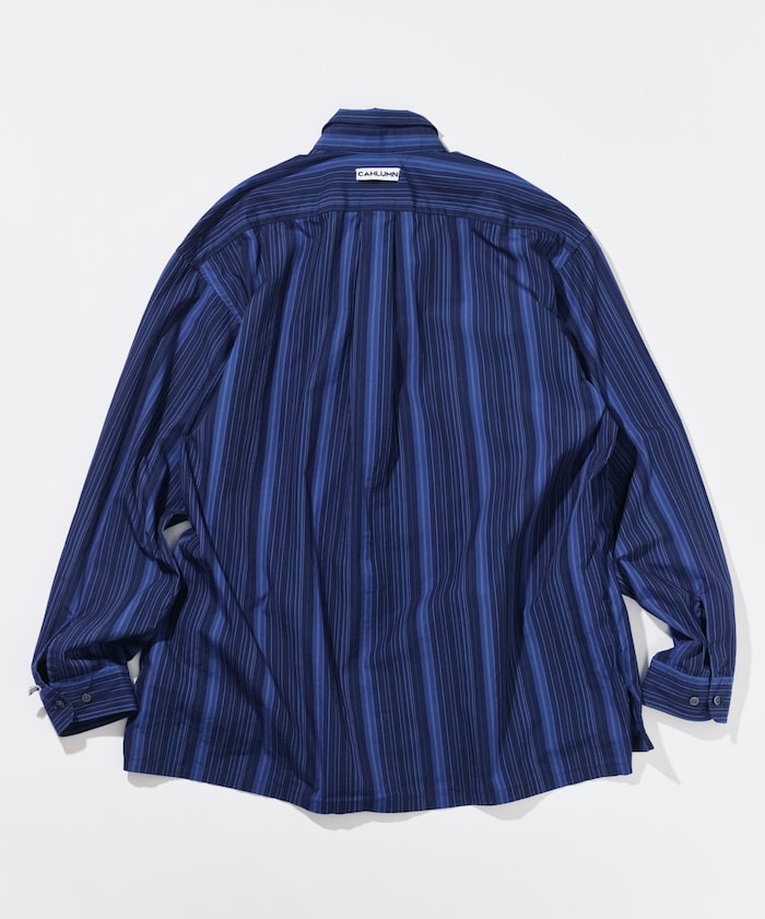 CAHLUMN Broadcloth Shirt / 高密度純棉 條紋襯衫