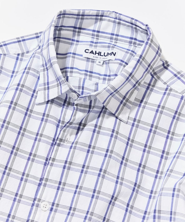 CAHLUMN Broadcloth Shirt / 高密度棉質 格紋襯衫
