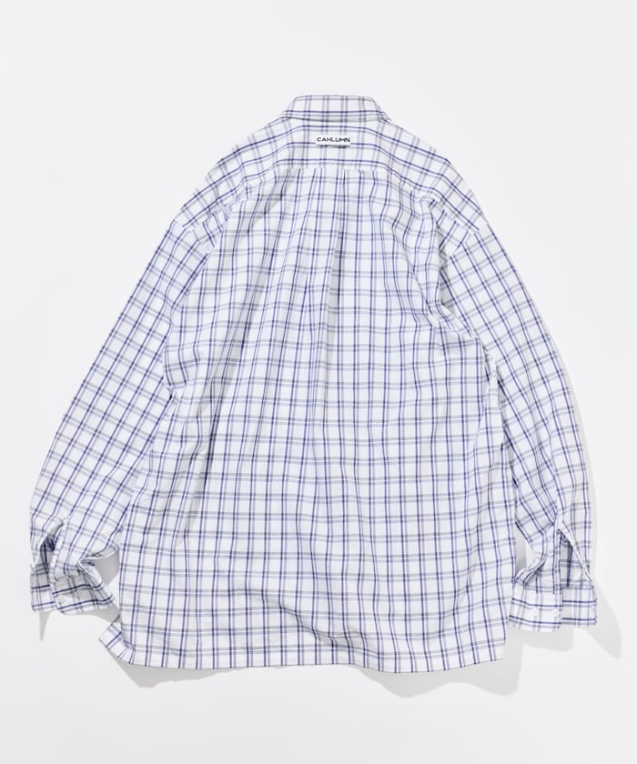 CAHLUMN Broadcloth Shirt / 高密度棉質 格紋襯衫