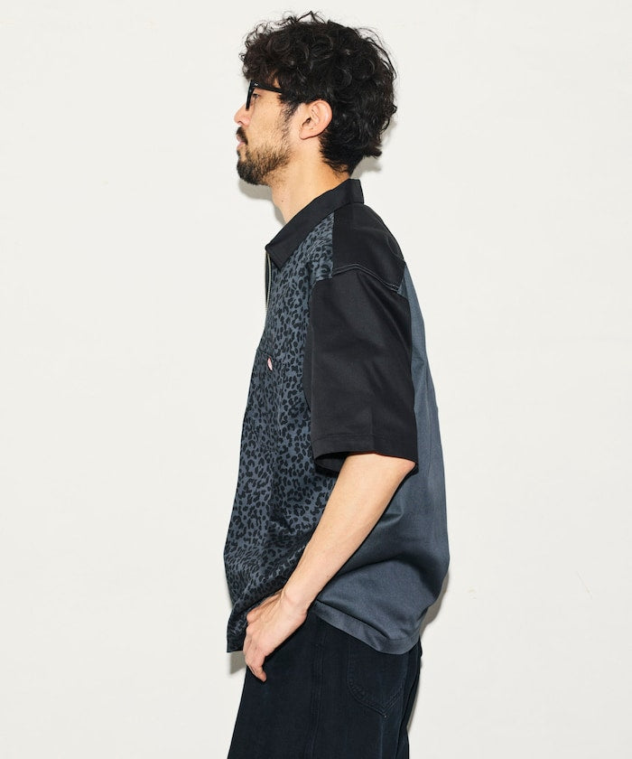 RED KAP × FREAK'S STORE / 半拉鍊工裝短袖 開襟衫