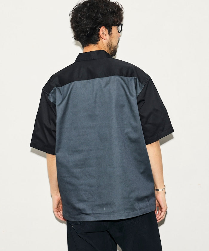 RED KAP × FREAK'S STORE / 半拉鍊工裝短袖 開襟衫