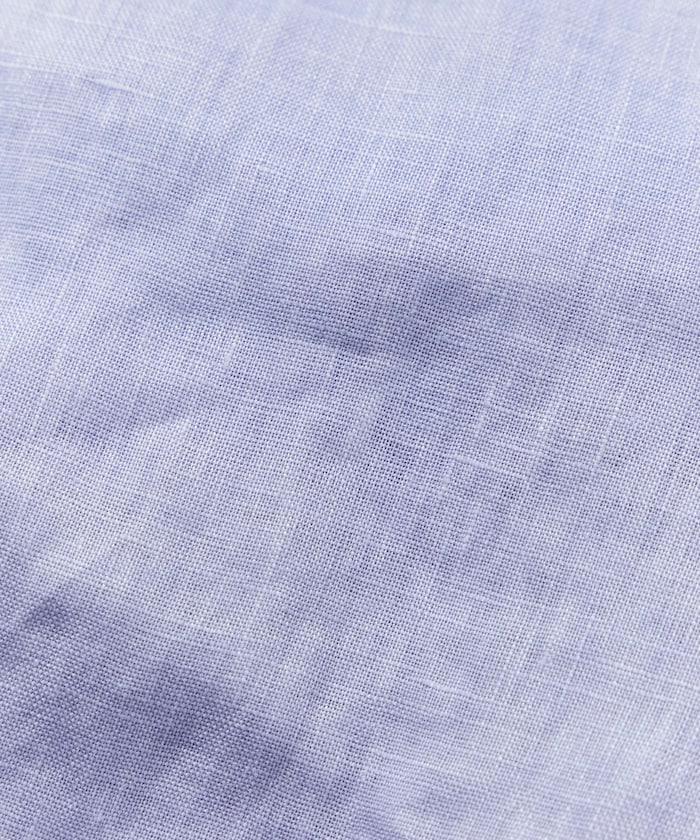 CAHLUMN Linen Open Collar Long Sleeve Shirt / 亞麻開領長袖襯衫