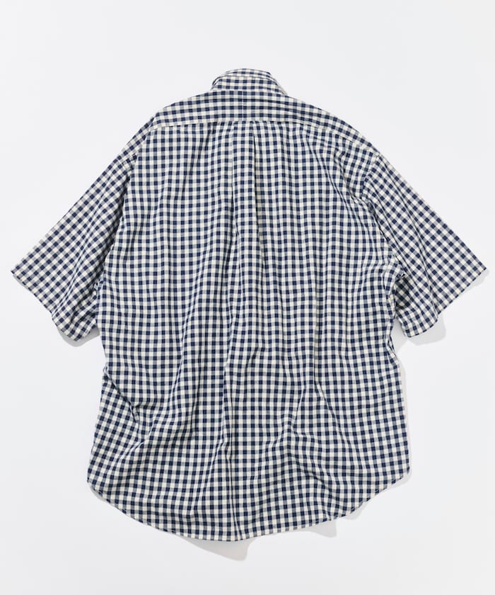 NAUTICA JP / 水洗 格紋 短袖襯衫