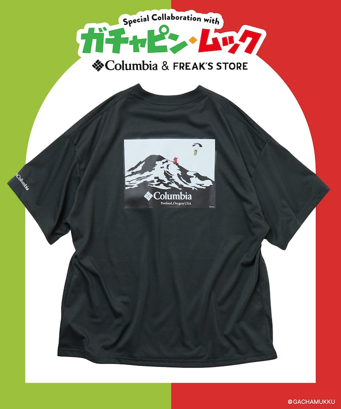 Columbia × FREAK'S STORE x Gachapin Mukku / 三方聯名限定 山系圖像機能快乾 短袖T恤