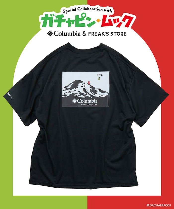Columbia × FREAK'S STORE x Gachapin Mukku / 三方聯名限定 山系圖像機能快乾 短袖T恤