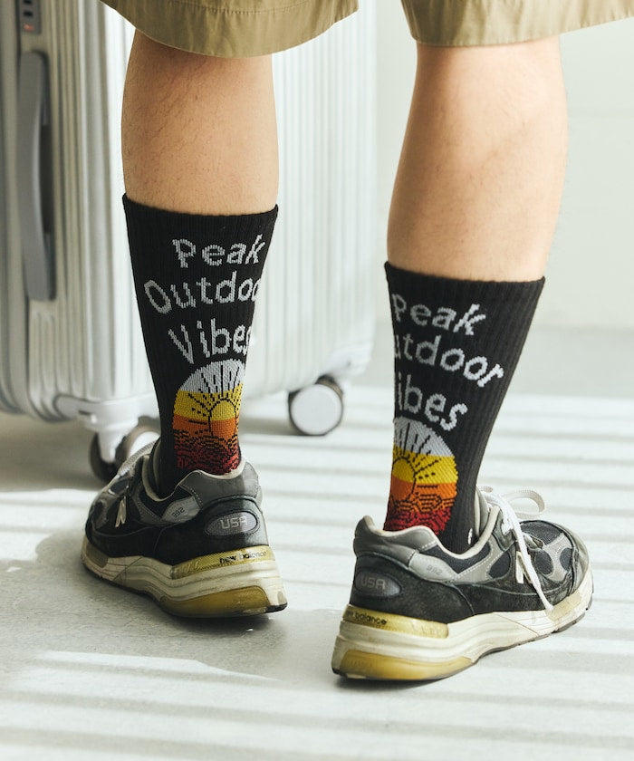 Coleman Socks insect shield / 圖案中筒襪