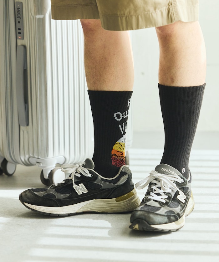 Coleman Socks insect shield / 圖案中筒襪