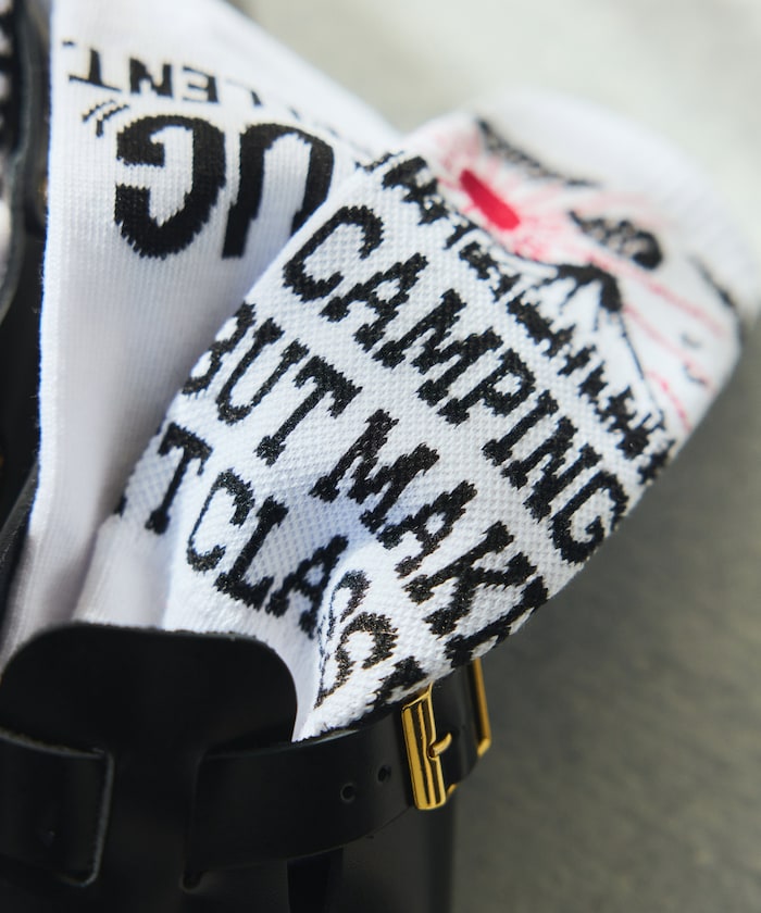 Coleman Socks insect shield / 圖案中筒襪
