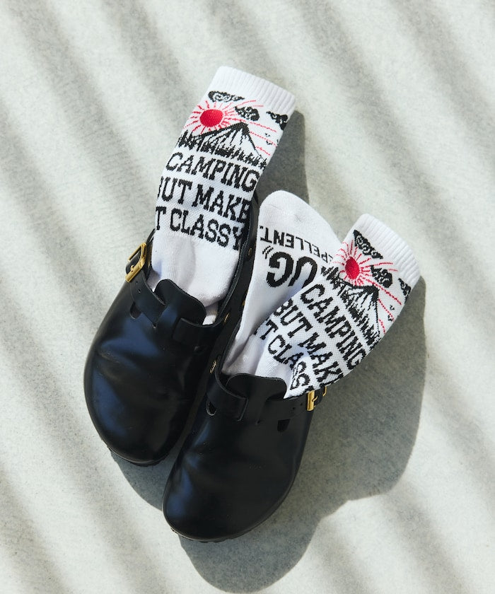 Coleman Socks insect shield / 圖案中筒襪