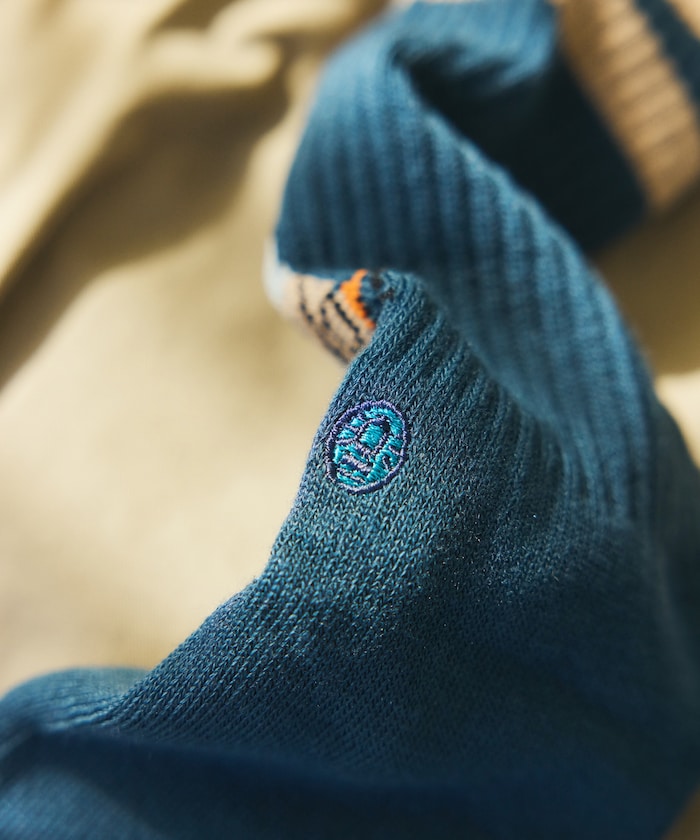 Coleman Socks insect shield / 圖案中筒襪