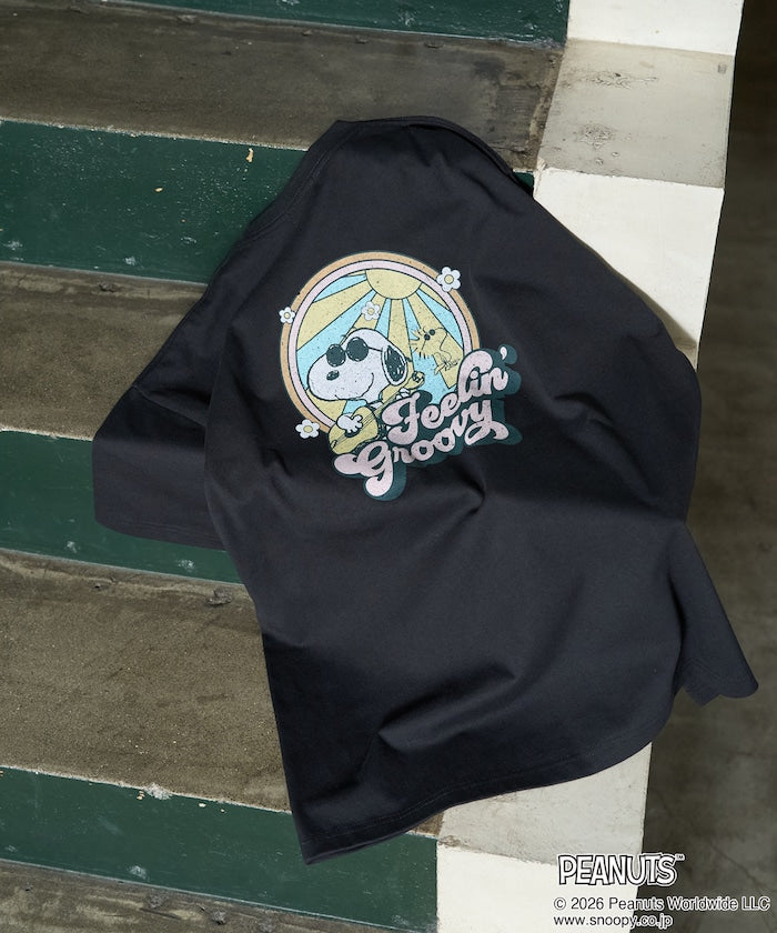 PEANUTS x FREAK’S STORE / SNOOPY 波普印花 短袖T恤 女版 單尺寸