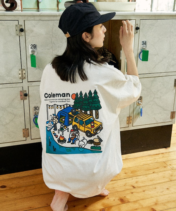 Coleman×matsui×FREAK'S STORE / 三方聯名 Lake Side 短袖T恤