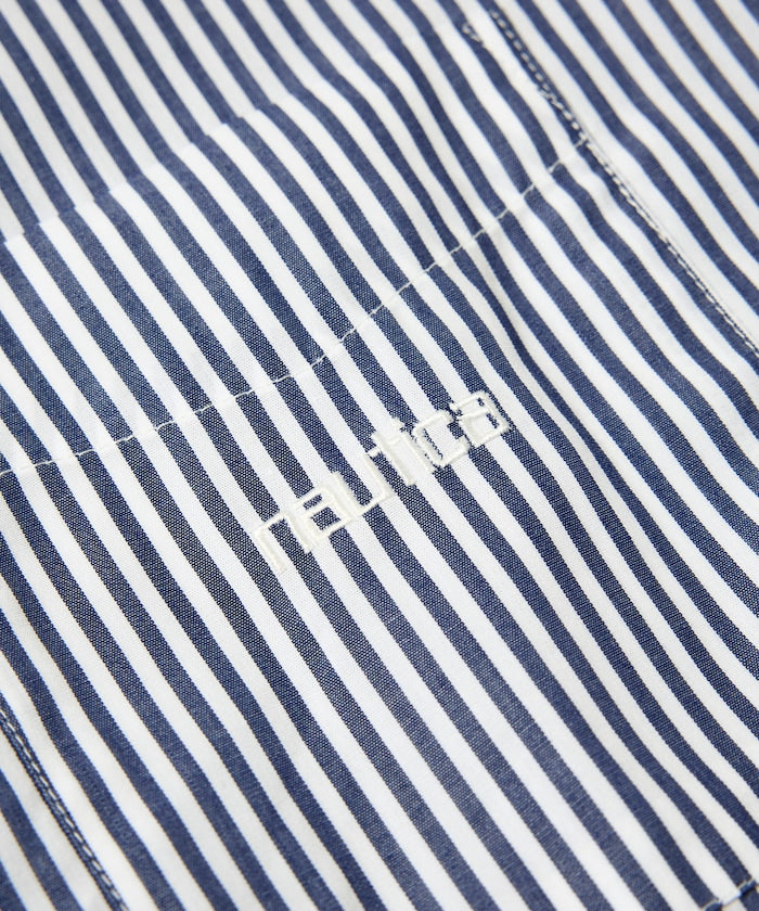 NAUTICA JP / Broad Stripe 條紋短袖襯衫