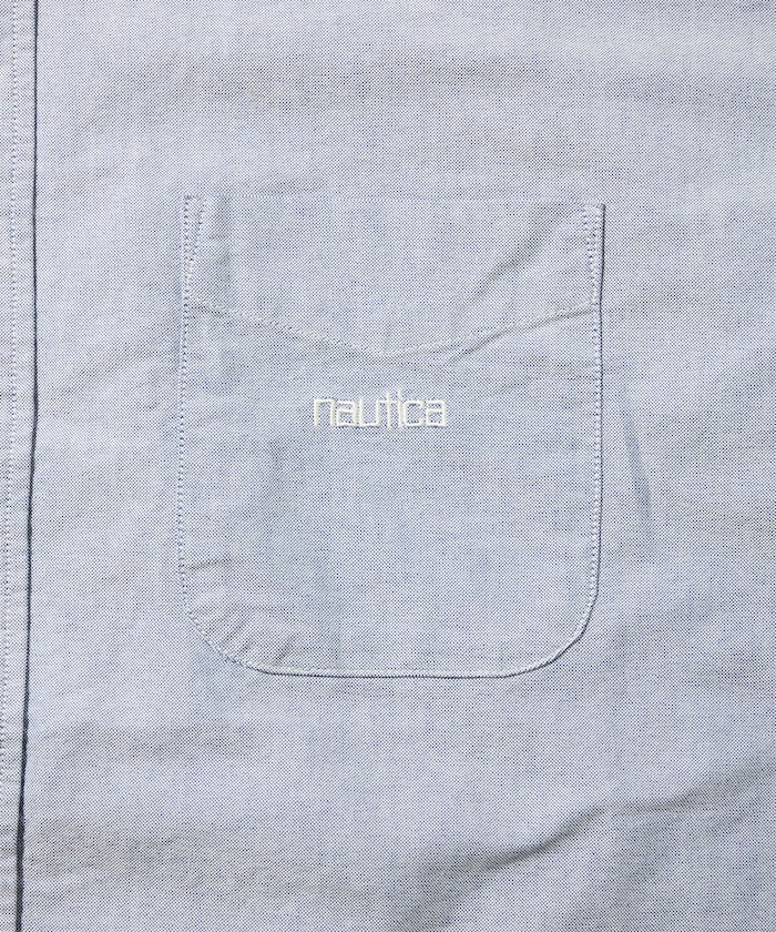 NAUTICA JP / 水洗牛津布 短袖襯衫
