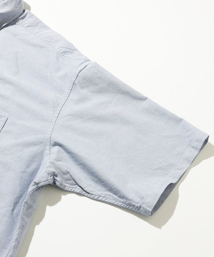 NAUTICA JP / 水洗牛津布 短袖襯衫