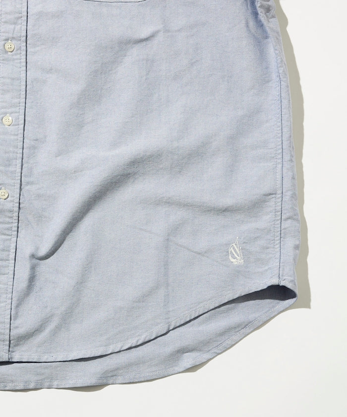 NAUTICA JP / 水洗牛津布 短袖襯衫