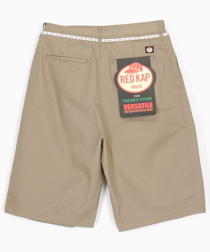 RED KAP × FREAK'S STORE / 雙摺工裝短褲 2TUCK WIDE BAGGY SHORTS