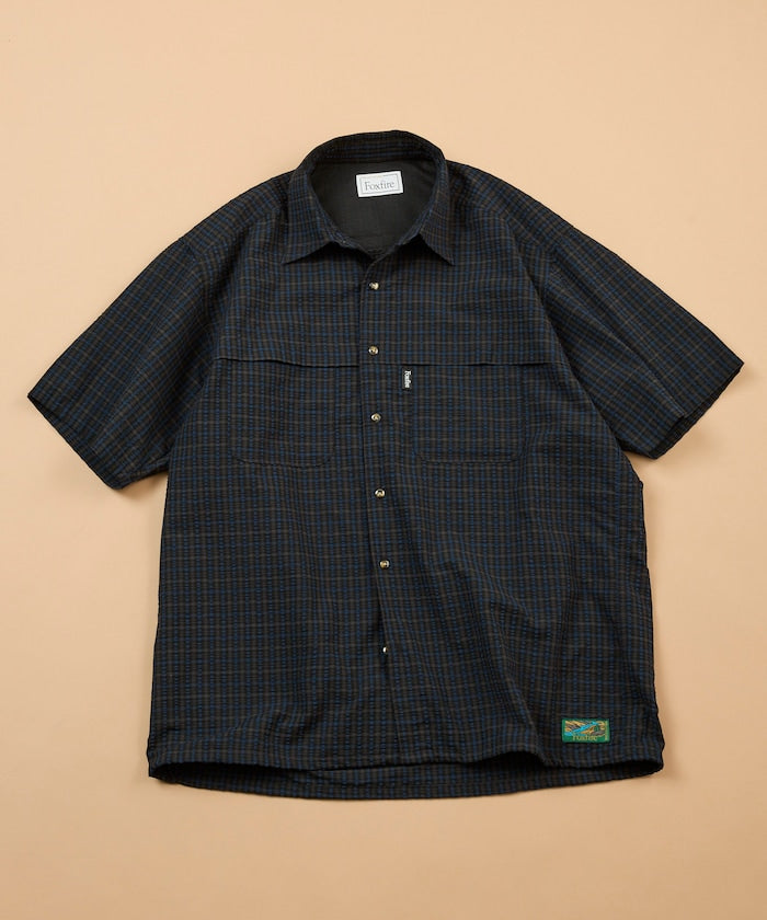 Foxfire × FREAK'S STORE / 多口袋結構 抽繩下擺 短袖襯衫