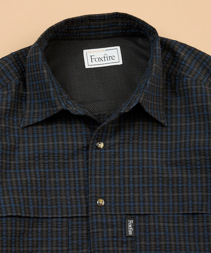 Foxfire × FREAK'S STORE / 多口袋結構 抽繩下擺 短袖襯衫