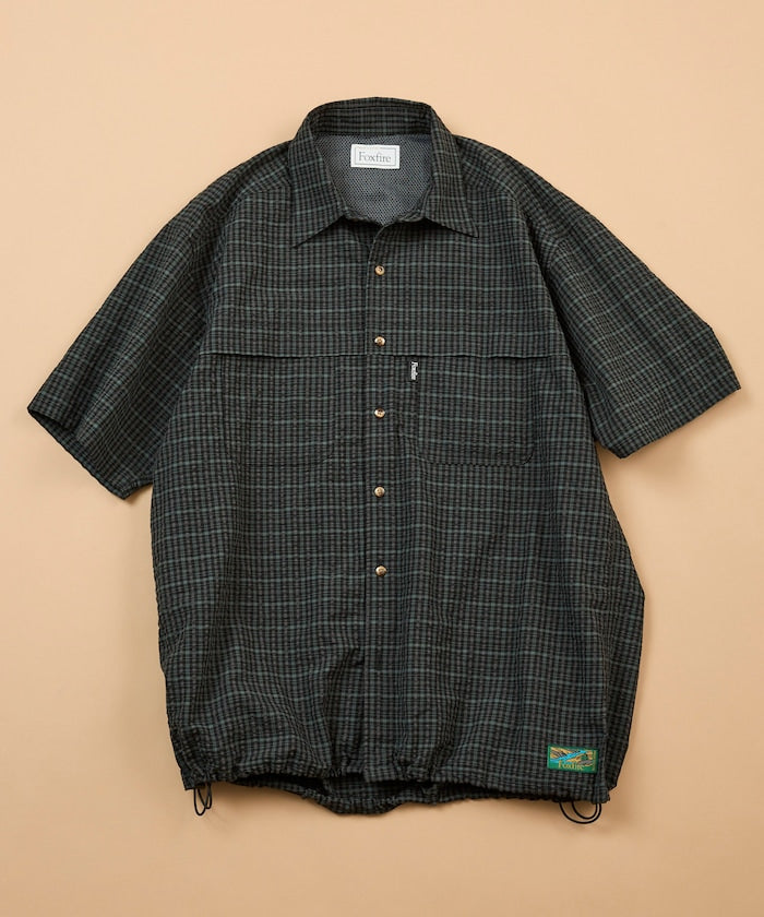 Foxfire × FREAK'S STORE / 多口袋結構 抽繩下擺 短袖襯衫