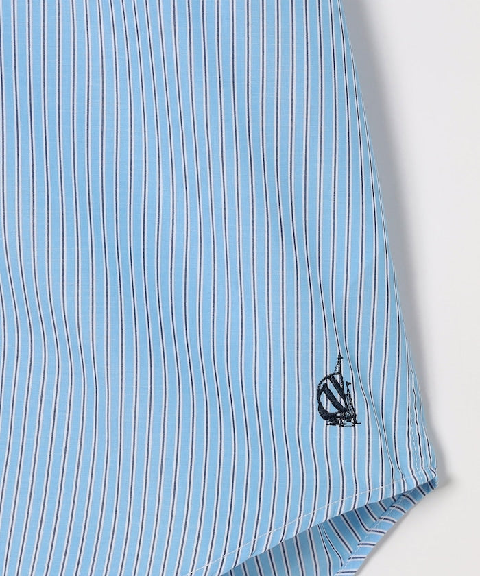 NAUTICA JP / Broad Stripe 條紋短袖襯衫