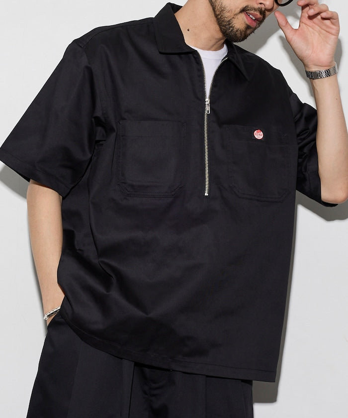 RED KAP × FREAK'S STORE / 半拉鍊工裝短袖 開襟衫