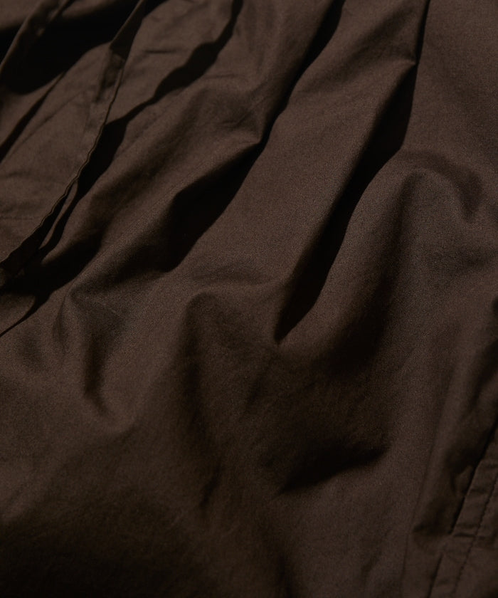 CAHLUMN Broadcloth 2 Tuck Trousers / 高密度平織棉布雙褶長褲