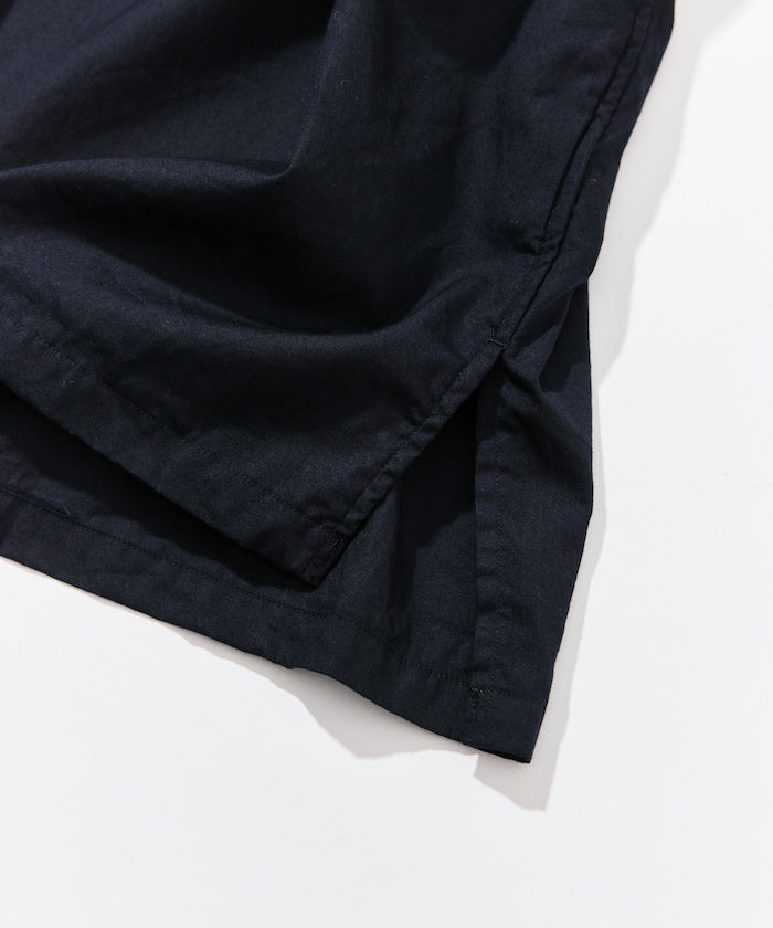 CAHLUMN Broadcloth Band Collar Shirt / 高密度平織棉布 立領襯衫