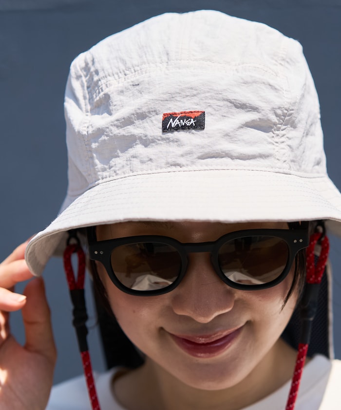NANGA NYLON TUSSER SUNSHADE HAT / 尼龍塔瑟抗曬遮陽帽