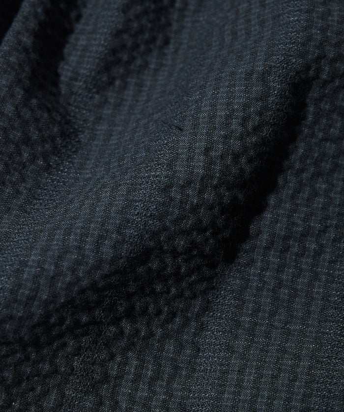 FREAK’S STORE / 涼感 泡泡紗 抽繩短袖襯衫