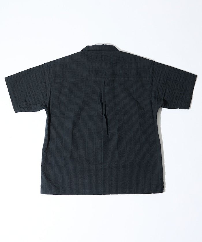 FREAK’S STORE / 涼感 泡泡紗 抽繩短袖襯衫
