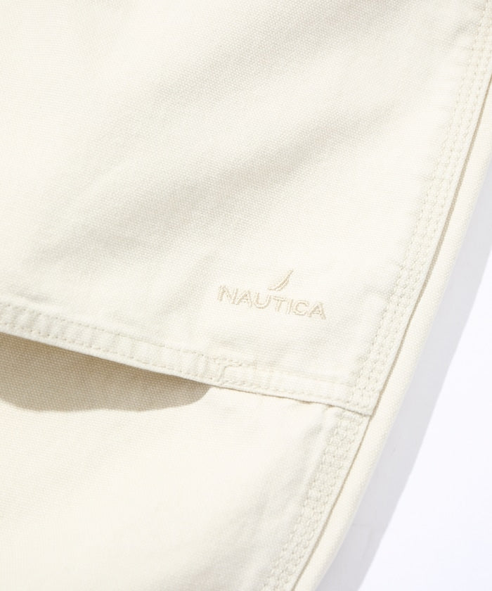 NAUTICA JP / 弧形剪裁 雙膝工裝牛仔長褲