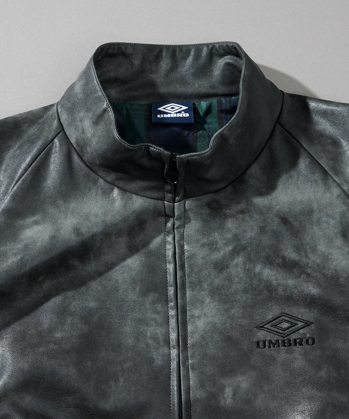 umbro × FREAK'S STORE / 別注仿舊皮革立領外套