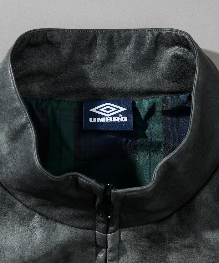 umbro × FREAK'S STORE / 別注仿舊皮革立領外套