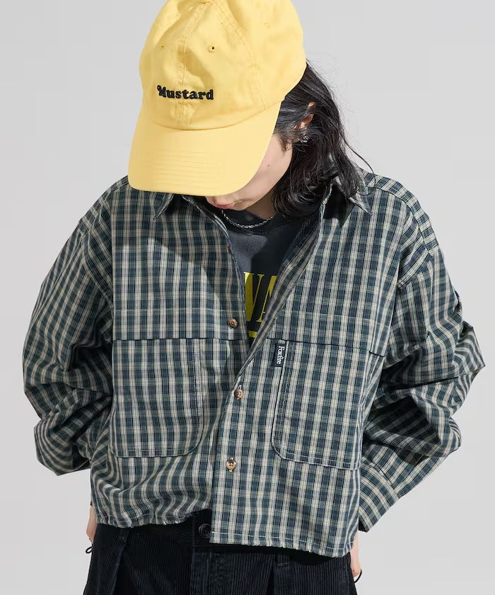 Foxfire × FREAK'S STORE/女裝 格紋口袋長袖襯衫(日本聯名限定)