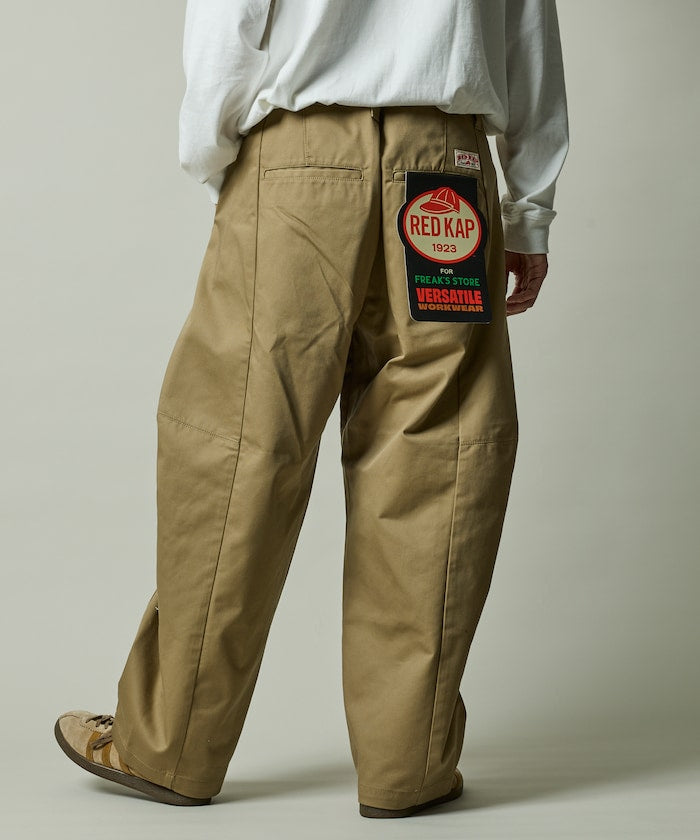 RED KAP × FREAK'S STORE / 別注 PT-20 斜紋圓筒寬版工作褲