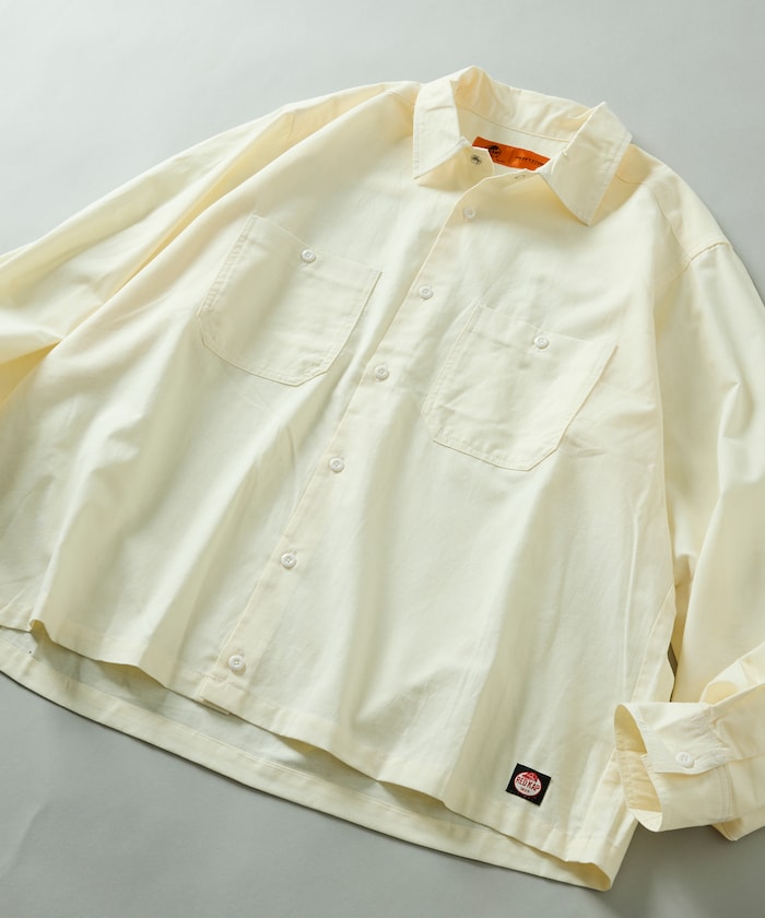 RED KAP × FREAK’S STORE / 別注短版牛津紡長袖工作襯衫
