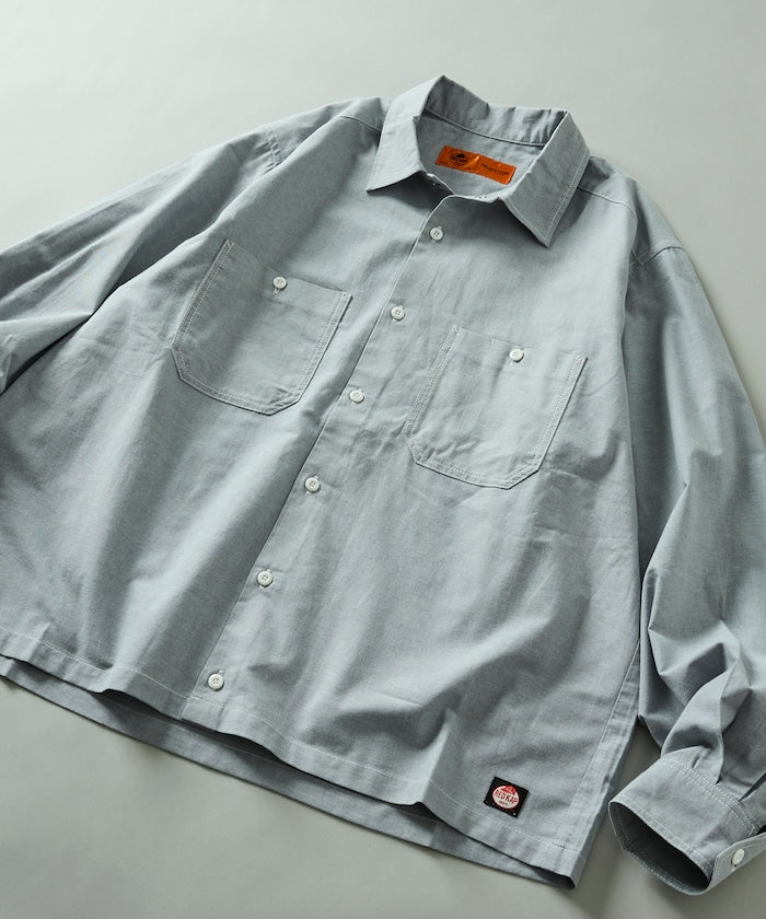 RED KAP × FREAK’S STORE / 別注短版牛津紡長袖工作襯衫