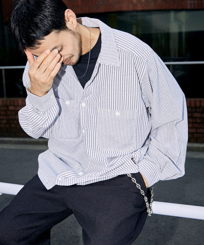 RED KAP × FREAK’S STORE / 別注短版牛津紡長袖工作襯衫