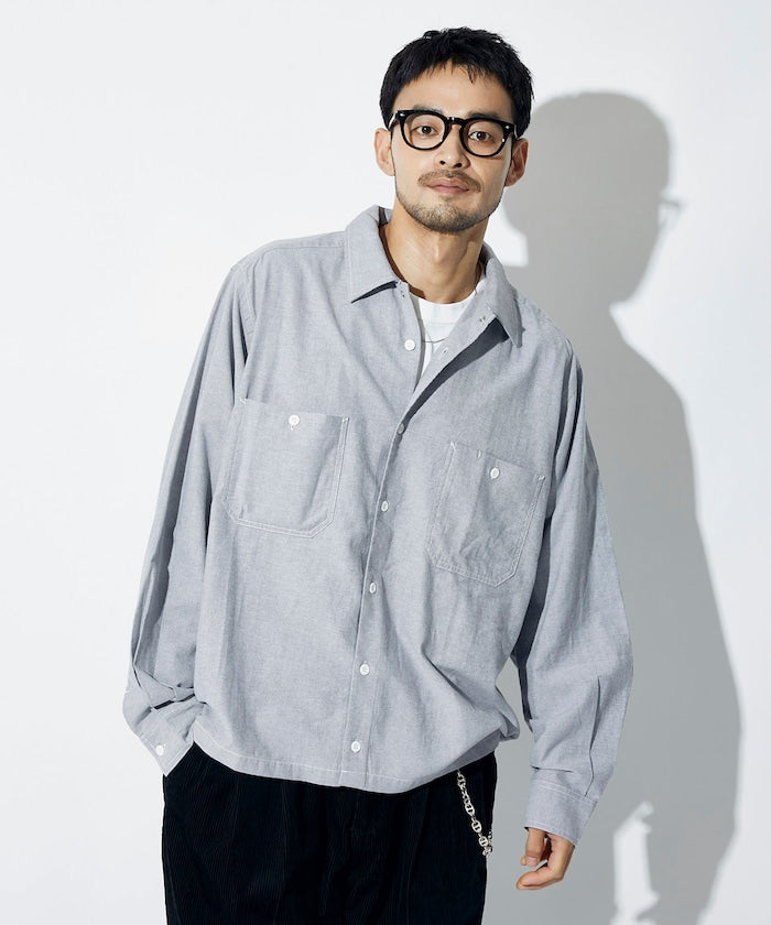 RED KAP × FREAK’S STORE / 別注短版牛津紡長袖工作襯衫