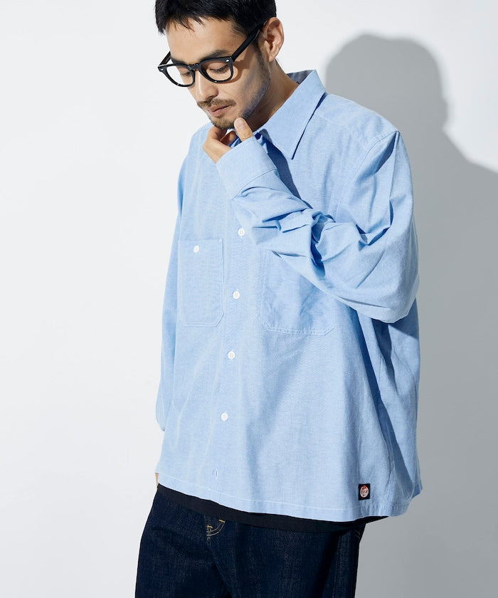 RED KAP × FREAK’S STORE / 別注短版牛津紡長袖工作襯衫
