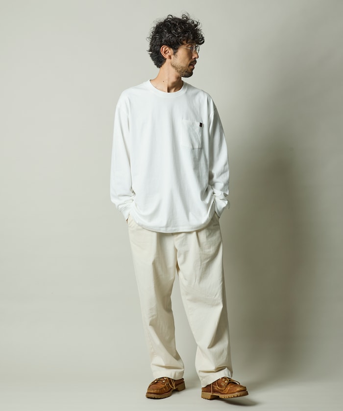 RED KAP × FREAK’S STORE / 別注圓領長袖口袋長袖T恤(兩件組)