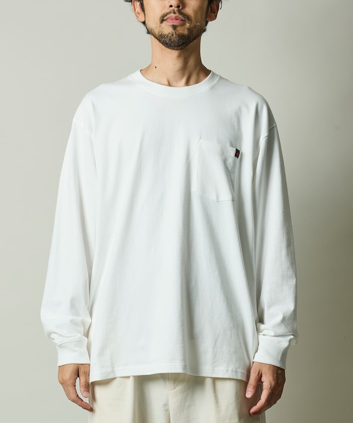 RED KAP × FREAK’S STORE / 別注圓領長袖口袋長袖T恤(兩件組)