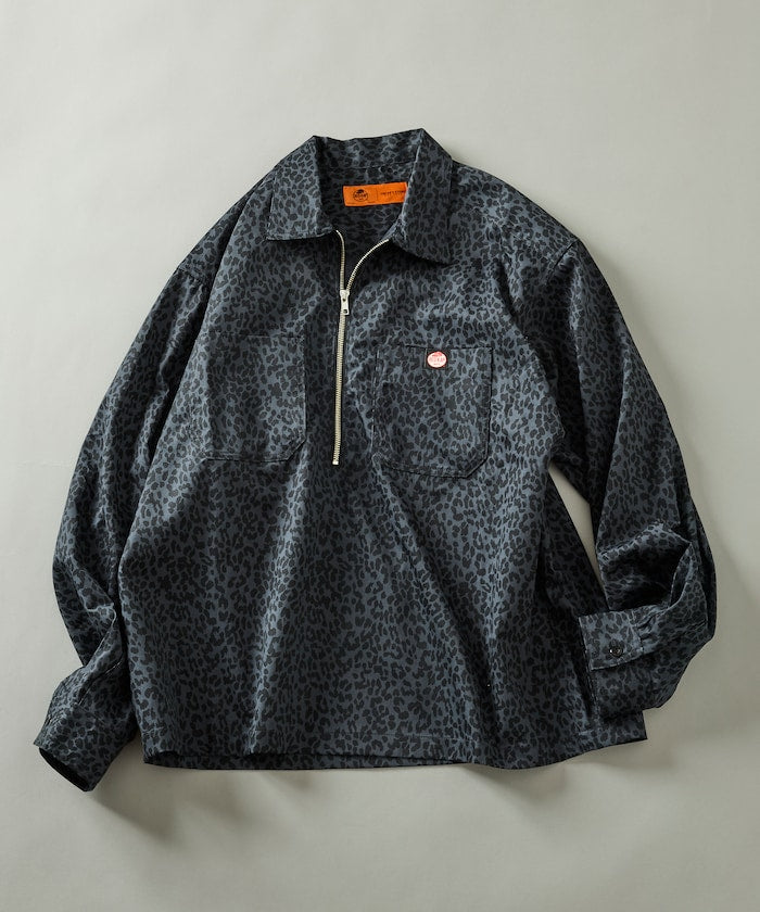 RED KAP × FREAK'S STORE / 別注雙口袋半拉鍊套頭長袖襯衫