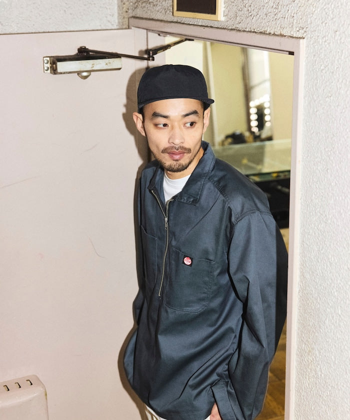 RED KAP × FREAK'S STORE / 別注雙口袋半拉鍊套頭長袖襯衫