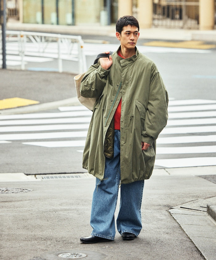 FREAK'S STORE / M-65鋪棉內裡兩件式長版軍裝外套 (26FW)