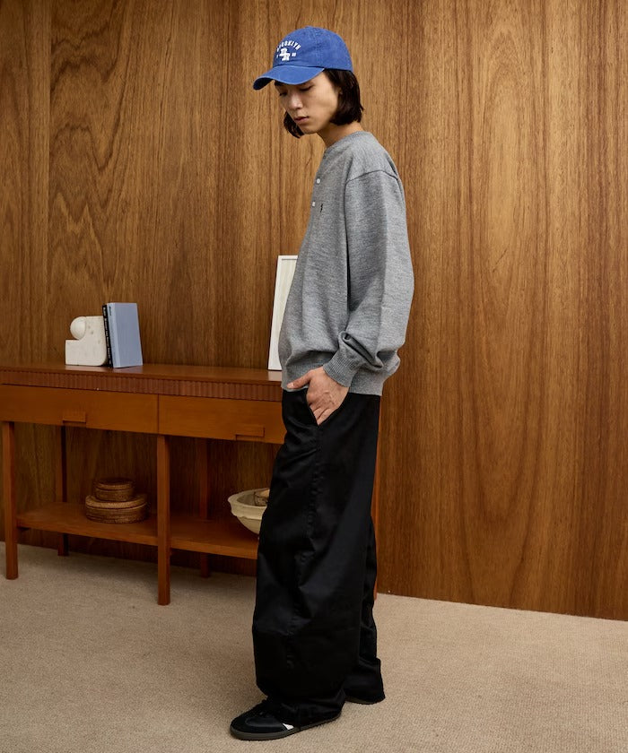 U.S. POLO ASSN. × PUBLUX / 單點刺繡亨利領針織衫(日本聯名限定)