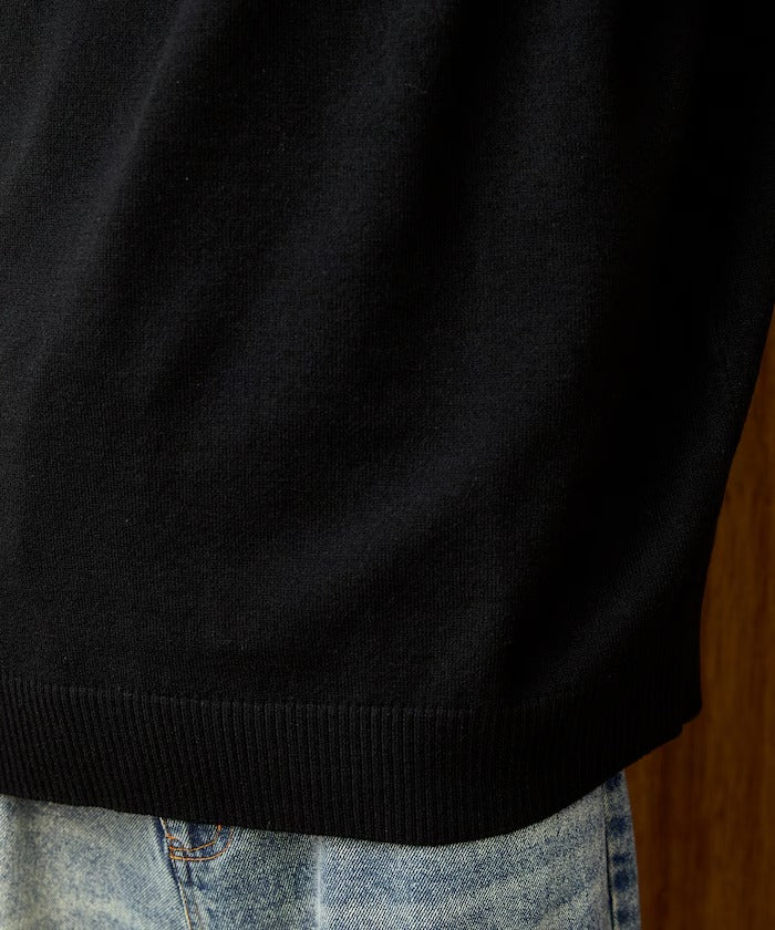 U.S. POLO ASSN. × PUBLUX / 刺繡V領針織衫(日本聯名限定)