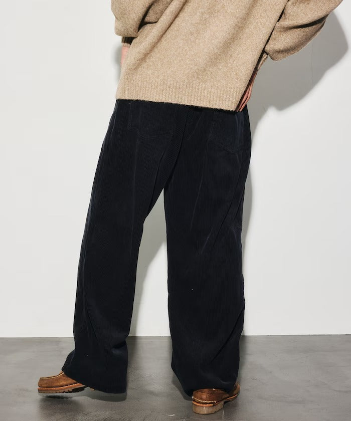 HINSON × FREAK'S STORE/寬版直筒燈芯絨工作褲(日本聯名限定)