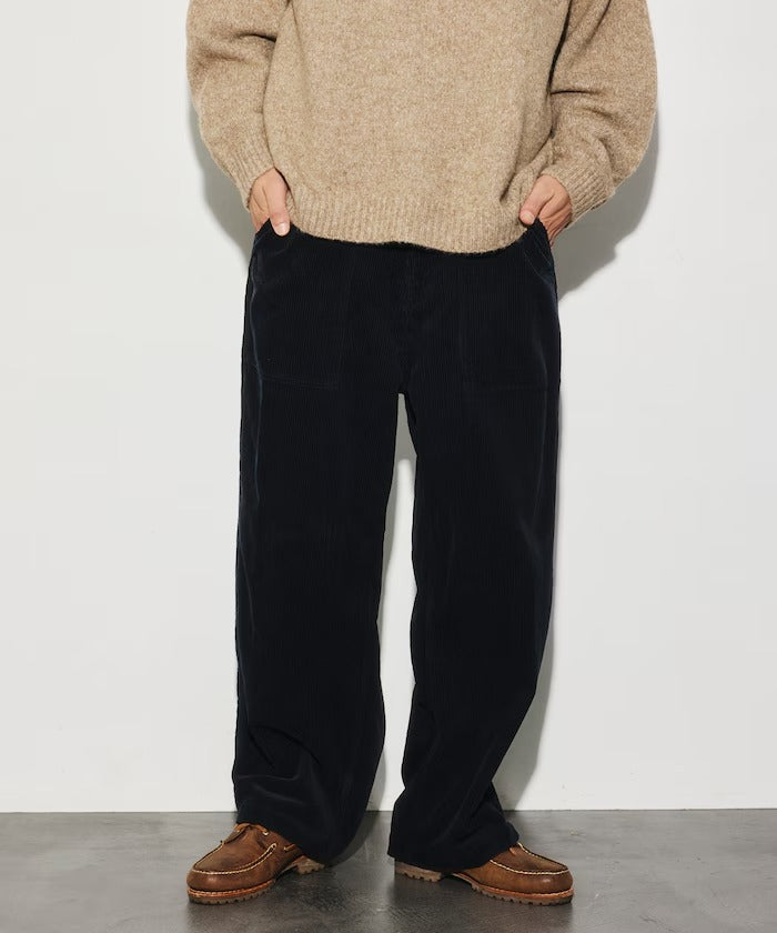 HINSON × FREAK'S STORE/寬版直筒燈芯絨工作褲(日本聯名限定)